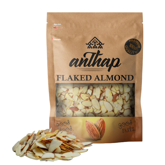 Natural Raw Flaked Almonds 100g