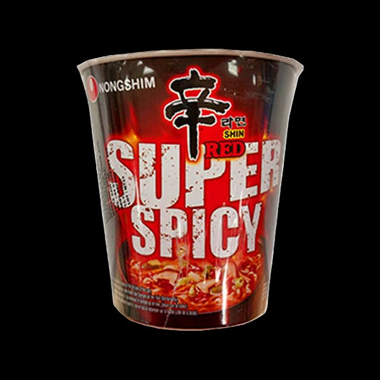 Nongshim Super Spicy Red instant noodle cup