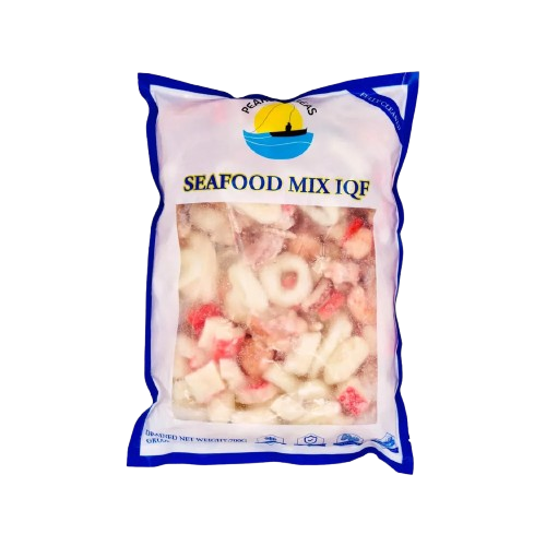 Pearl Of Seas Seafood Mix 1kg Frozen Cleaned Seafood Mix IQF