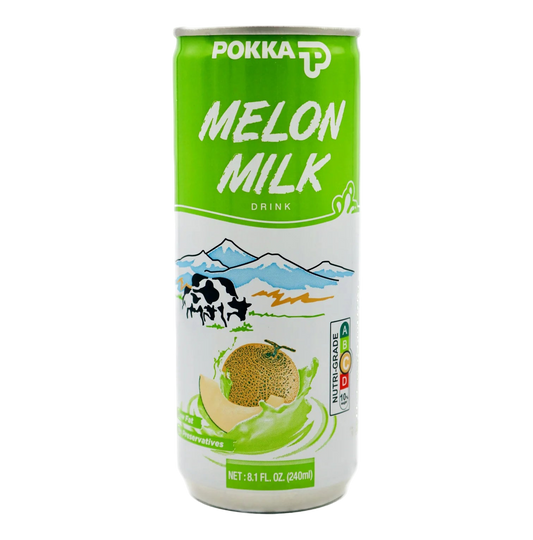 Can of Pokka Melon Milk Drink 