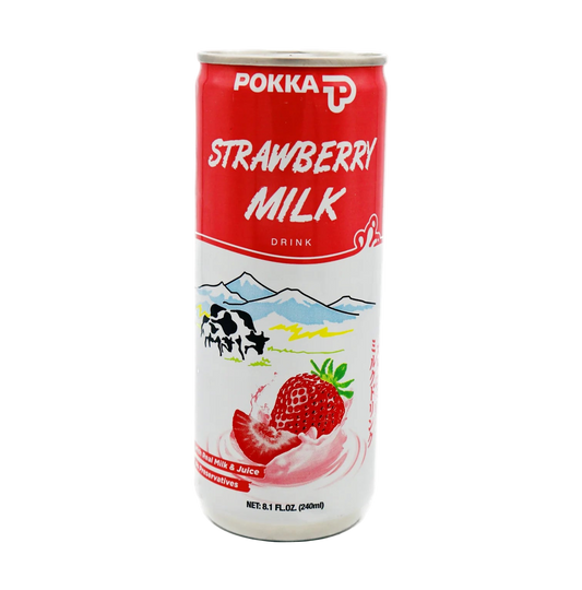 Pokka Strawberry Milk can 