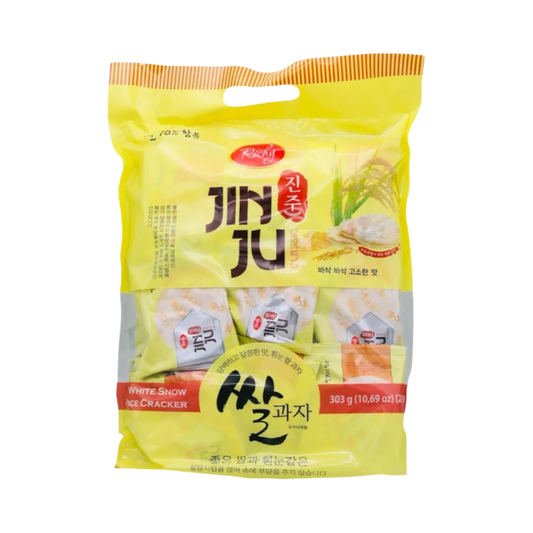 Richy Jinsu Snow White Rice Crackers