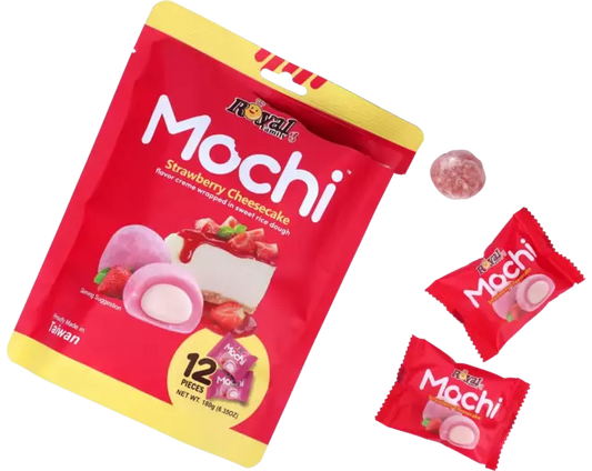 Royal Family - Mochi Strawberry Cheese Cake 12Pcs - 180g