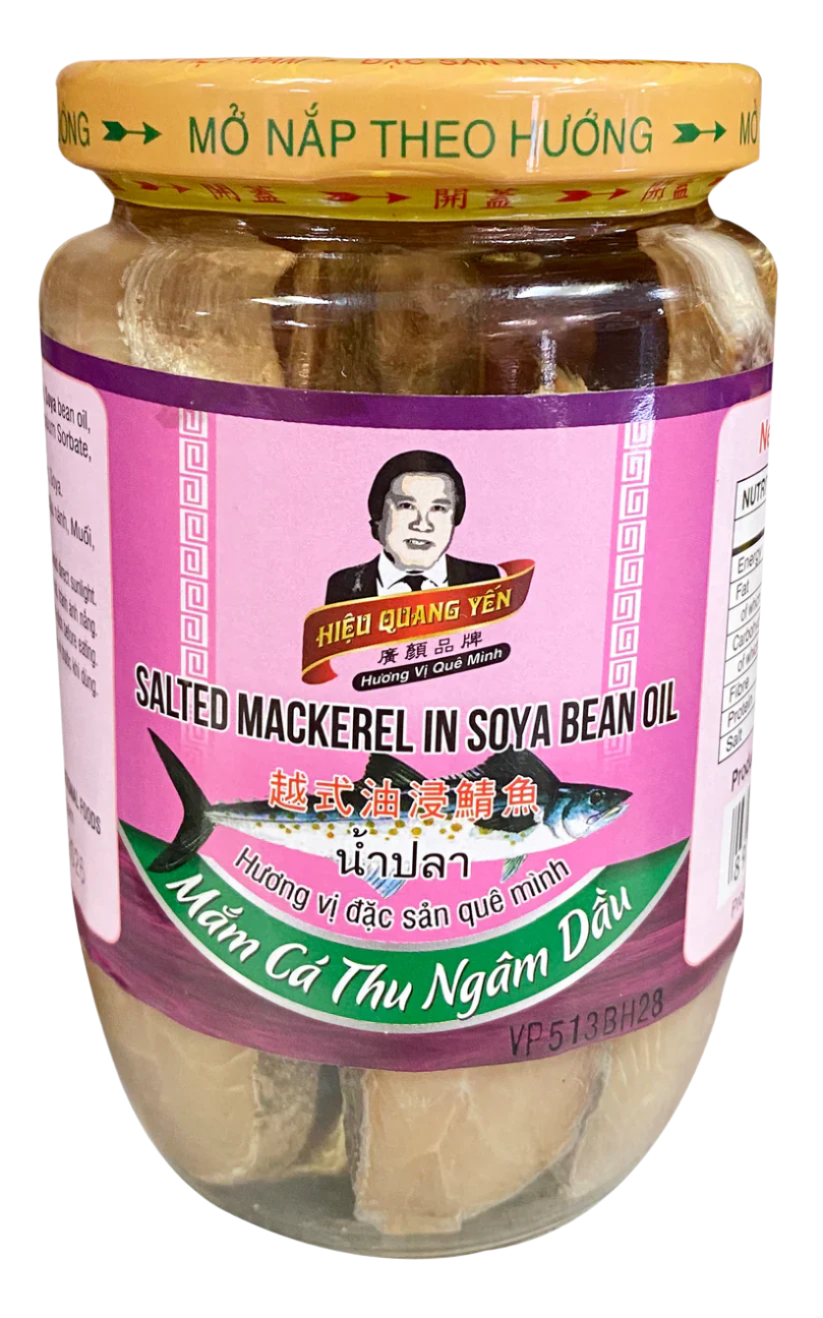 Salted Mackerel In Soya Bean Oil  385g