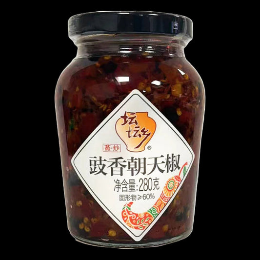 Jar of black bean and chili paste from ttx