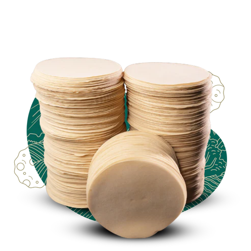 Traditional smaller mini plain pappadam