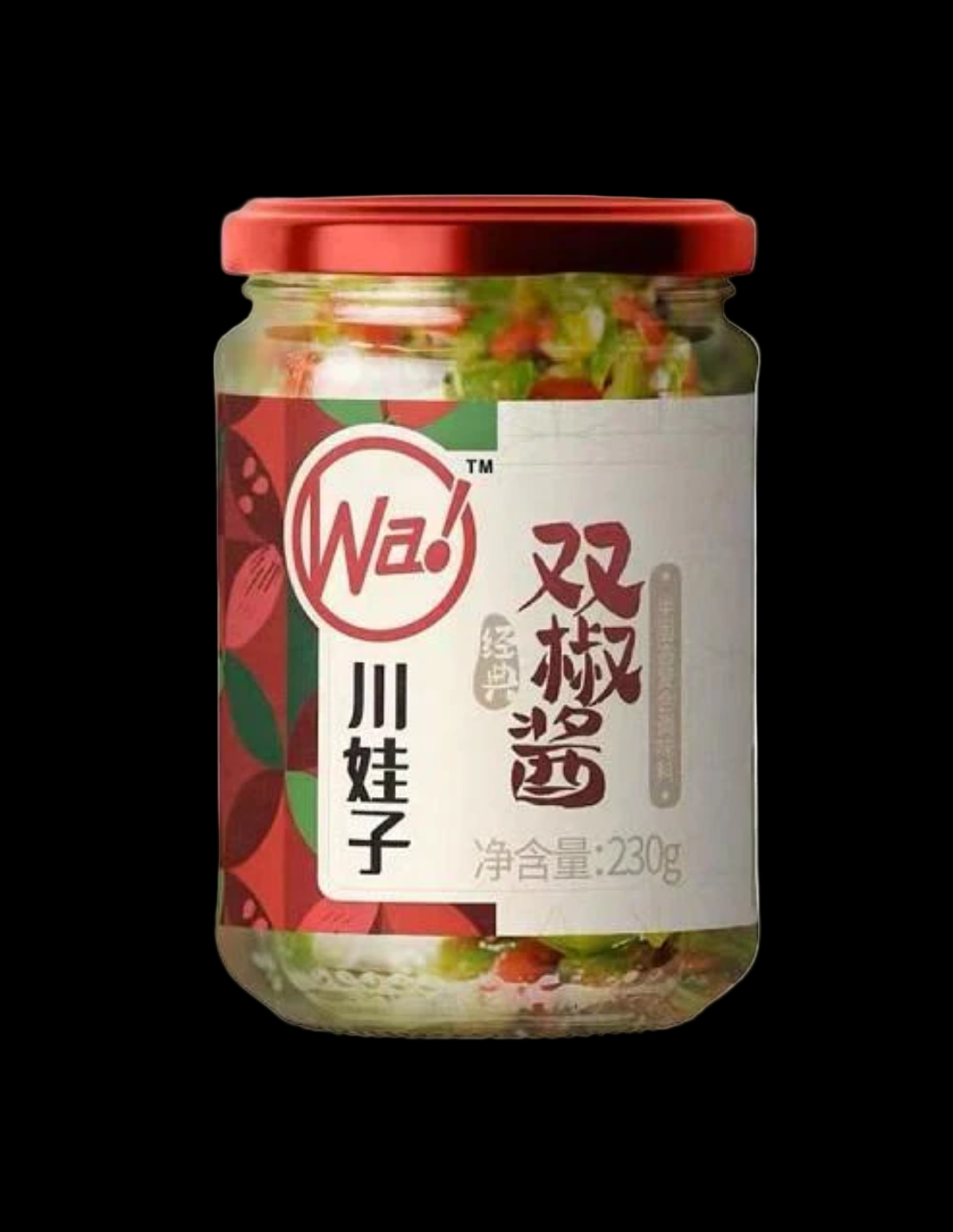 ChuanWaZi Roasted Green And Red Chilli Sauce 230g