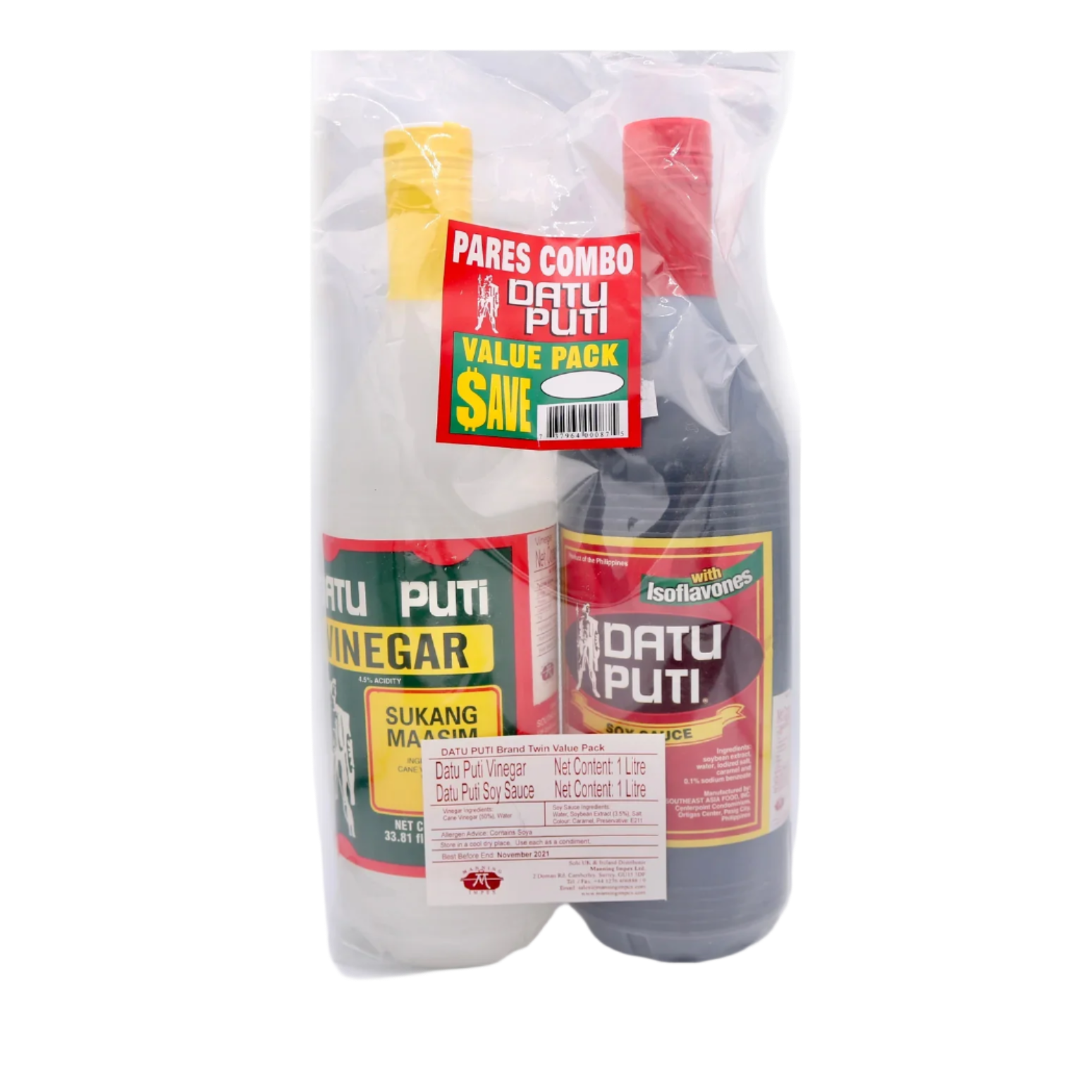 Datu Puti Value Pack 2x1ltr – The Tasty Wok
