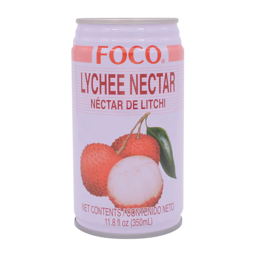 Can of Foco Lychee Nectar From Thailand 30ml