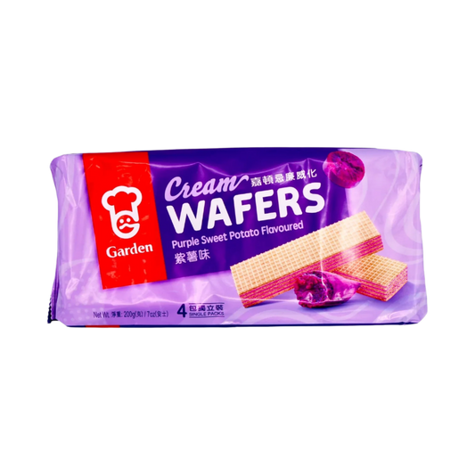 Garden Cream Wafers Purple Sweet Potato Flavour