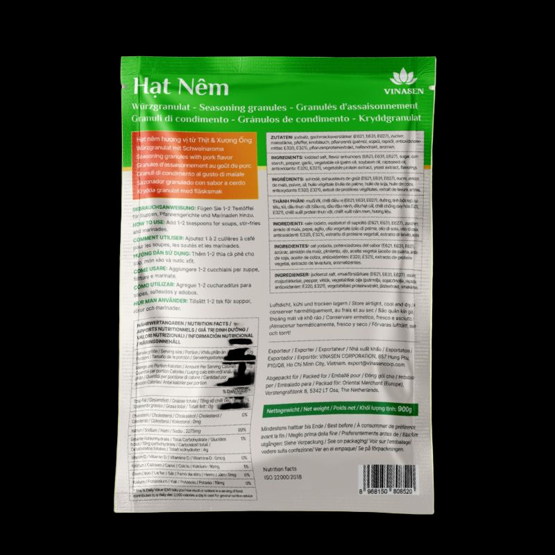 Vinales Hat Nem seasoning packet on a light green background