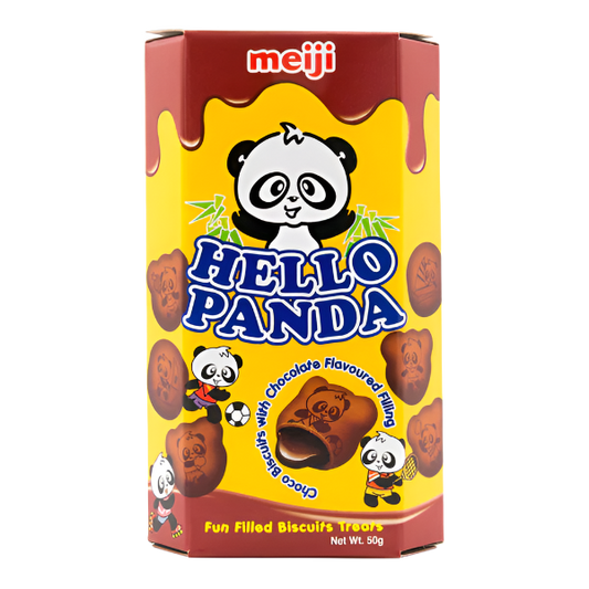 Hello Panda Double Chocolate Biscuits 50g Box