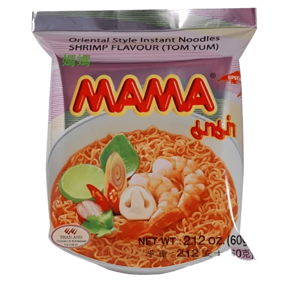 Instant Noodles (Shrimp Tom Yum) (60g) by Mama - The Tasty Wok