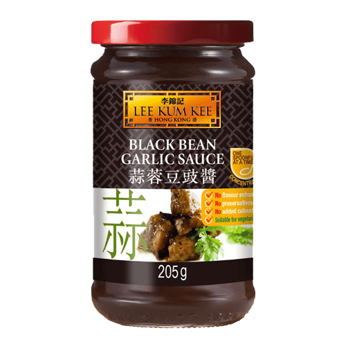 Lee Kum Kee Black Bean & Garlic Sauce 205g - The Tasty Wok