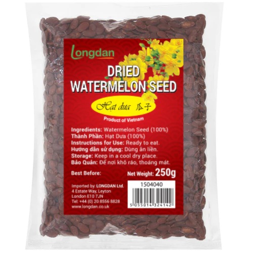 Longdan Dried Watermelon Seed Chat Dua 250g