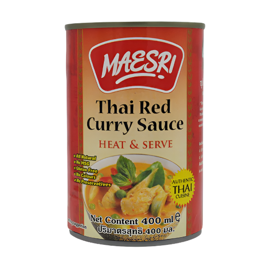 Maesri Thai Red Curry Sauce Can