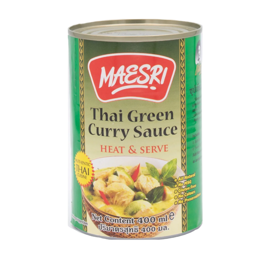 Maesri Thai Green Curry Sauce Can