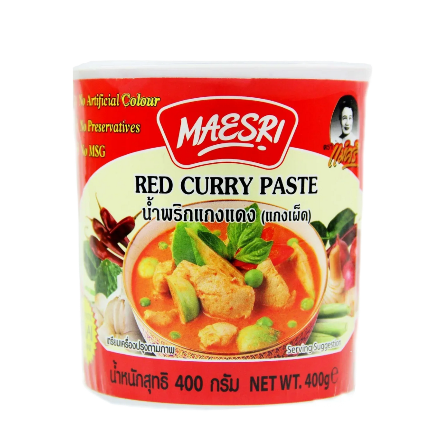 Maesri Red Curry Paste 400g