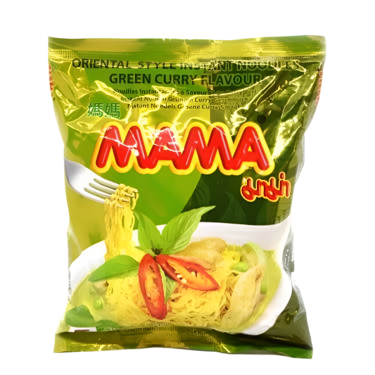 Mama Green Curry Instant Noodles 55g Pack