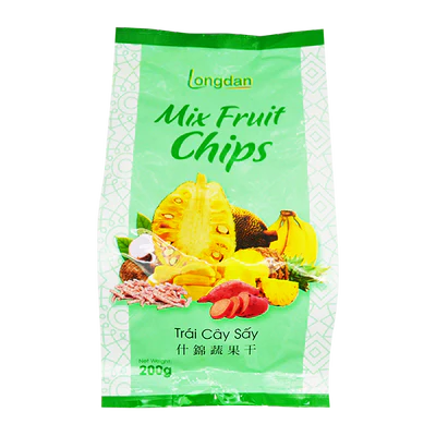 Mixed Fruit Crisps - Longdan 200g