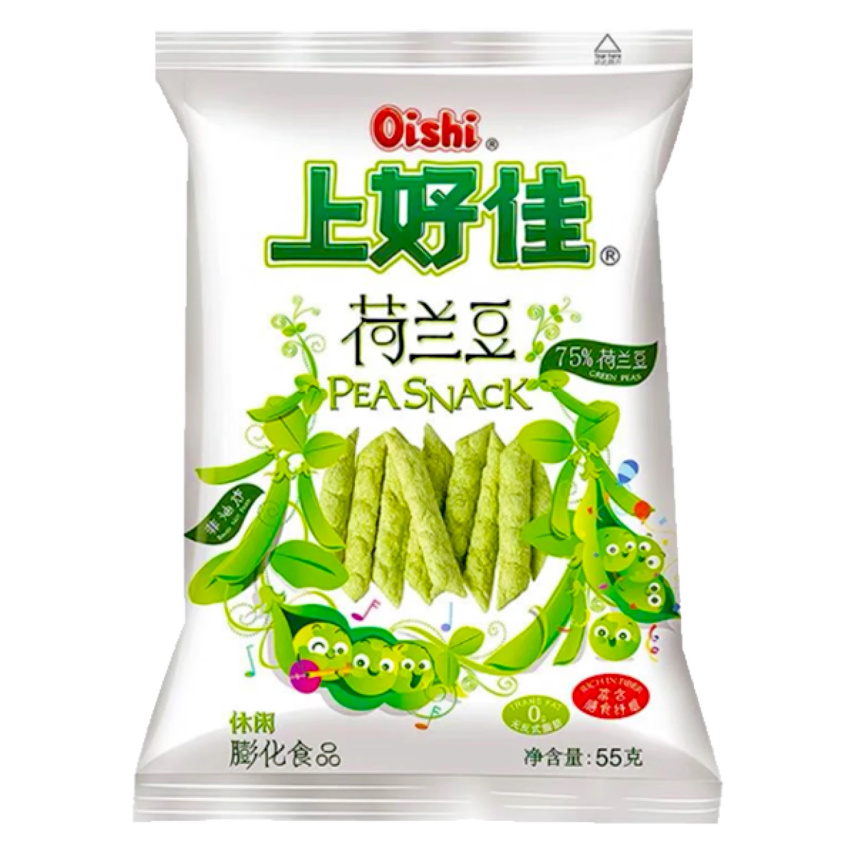Oishi Pea Snack From China 55g