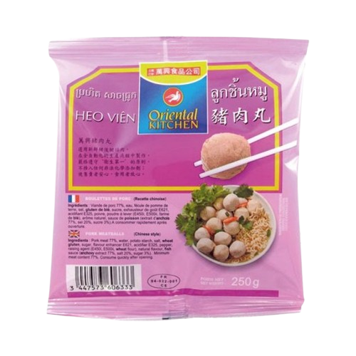 Oriental Kitchen Pork Meatbals 250g