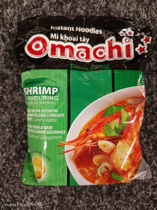 Omachi  Tom Chua Cay Shrimp Flavour Instant Noodles 78g