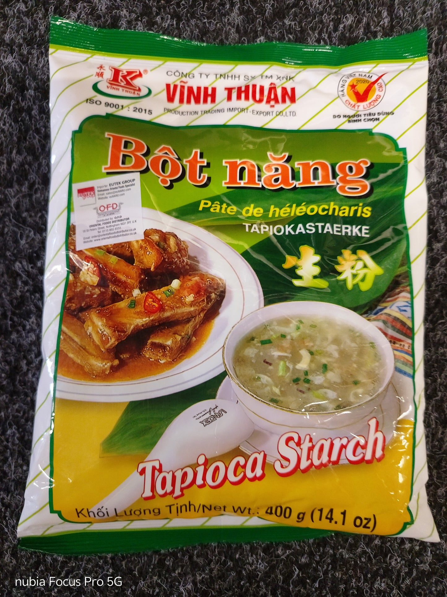Tinh bột Taioca (Bot nang)400g