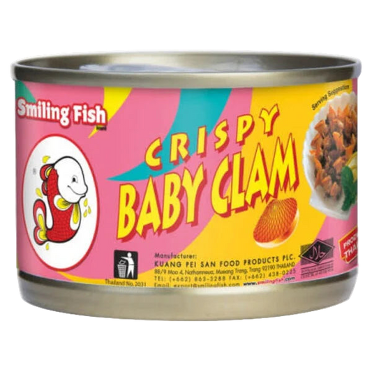 Smiling Fish Crispy Baby Clam 30g Can