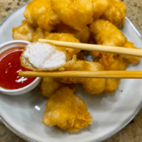 Sweet and sour chicken balls