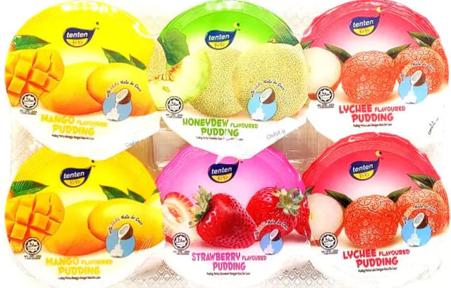 TenTen Mixed Fruit Jelly's With Coconut Pieces