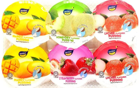 TenTen Mixed Fruit Jelly's With Coconut Pieces