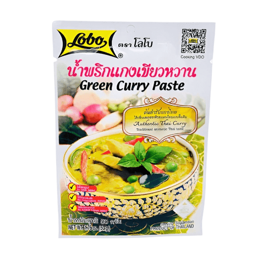 THAI GREEN CURRY PASTE 50G - The Tasty Wok