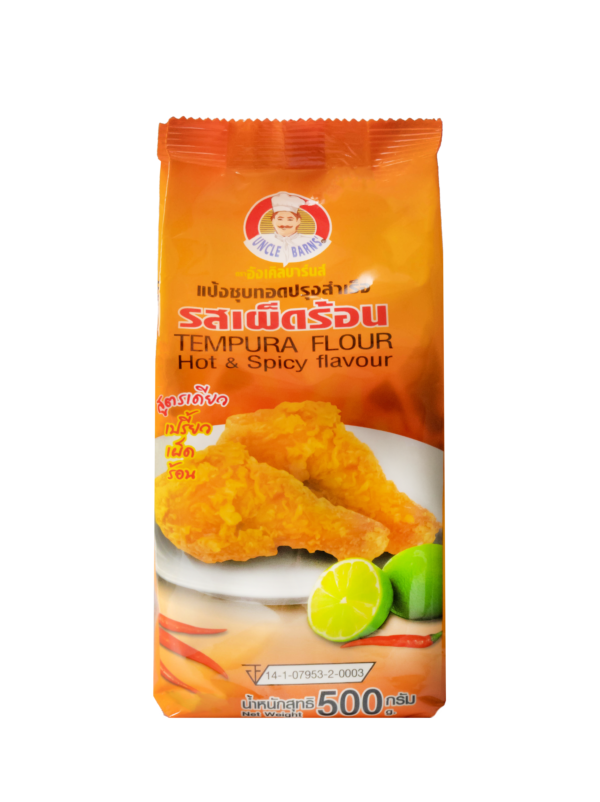 Uncle Barns Tempura Flour Hot & Spicy Flavour 500g