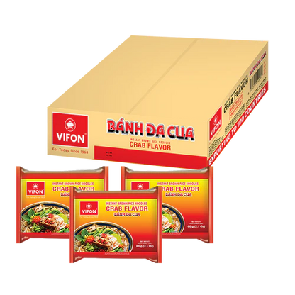 Vifon Brown Rice Instant Noodle Pack Of 18 X 120g