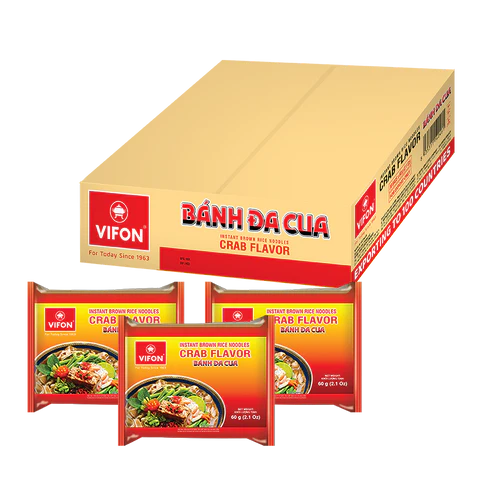 Vifon Brown Rice Instant Noodle Pack Of 18 X 120g