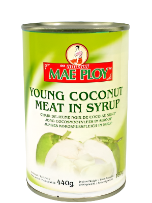 Young Coconut Meat In Syrup Mae Ploy 440g